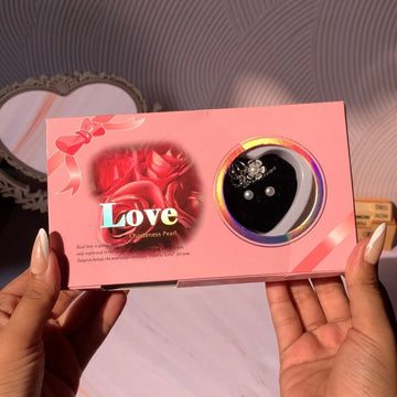 REAL OYSTER PEARL NECKLACE KIT (FREE GIFT-: Earrings + Ring)